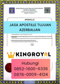 JASA APOSTILLE TUJUAN AZERBAIJAN