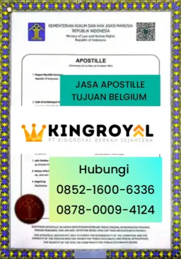 JASA APOSTILLE TUJUAN BELGIUM