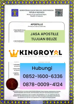 JASA APOSTILLE TUJUAN BELIZE