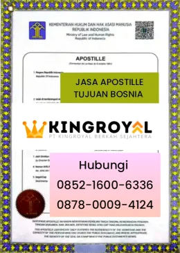 JASA APOSTILLE TUJUAN BOSNIA