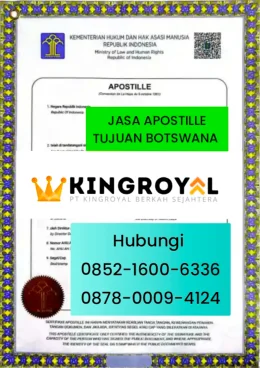 JASA APOSTILLE TUJUAN BOTSWANA