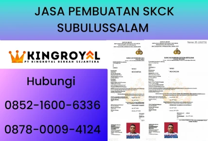JASA PEMBUATAN SKCK SUBULUSSALAM