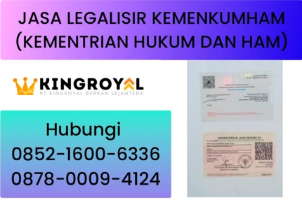 JASA LEGALISIR KEMENKUMHAM