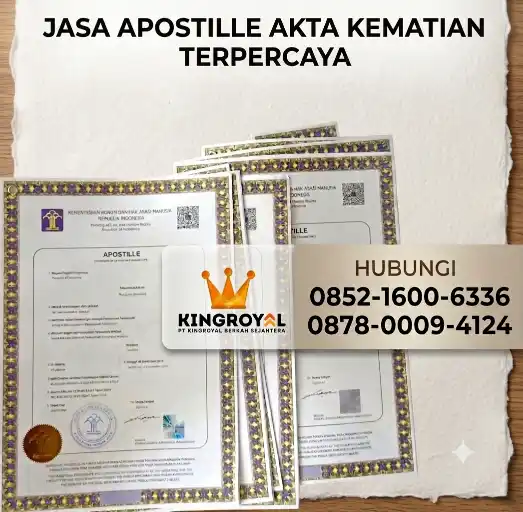 JASA APOSTILLE AKTA KEMATIAN TERPERCAYA