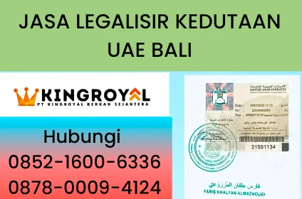 JASA LEGALISIR KEDUTAAN UAE BALI