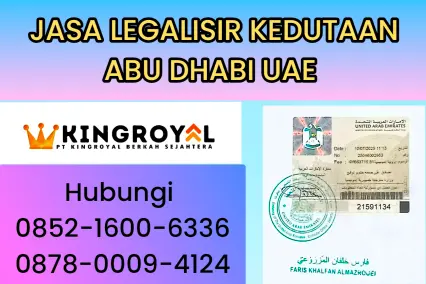 JASA LEGALISIR KEDUTAAN ABU DHABI