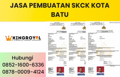 JASA PEMBUATAN SKCK BATU