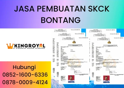 JASA PEMBUATAN SKCK BONTANG