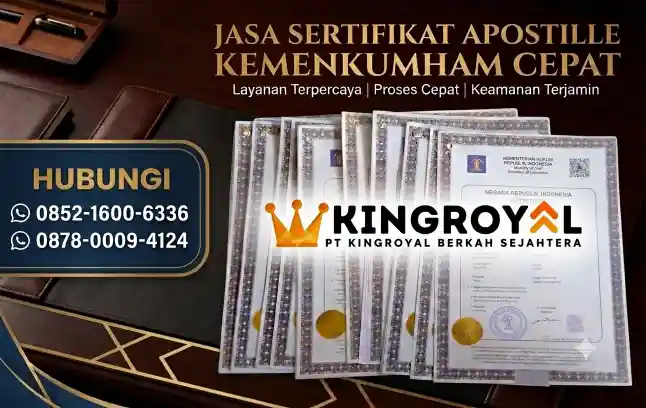 JASA SERTIFIKAT APOSTILLE KEMENKUMHAM CEPAT