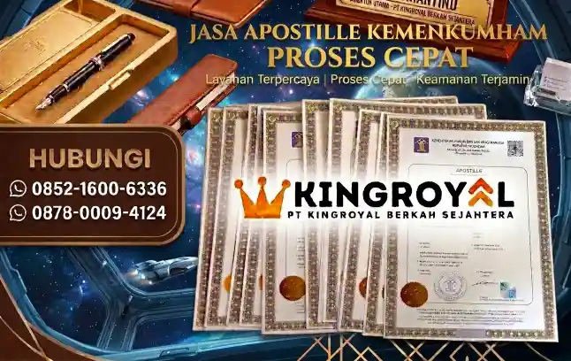 JASA APOSTILLE KEMENKUMHAM PROSES CEPAT