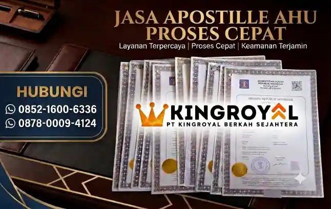 JASA APOSTILLE AHU PROSES CEPAT